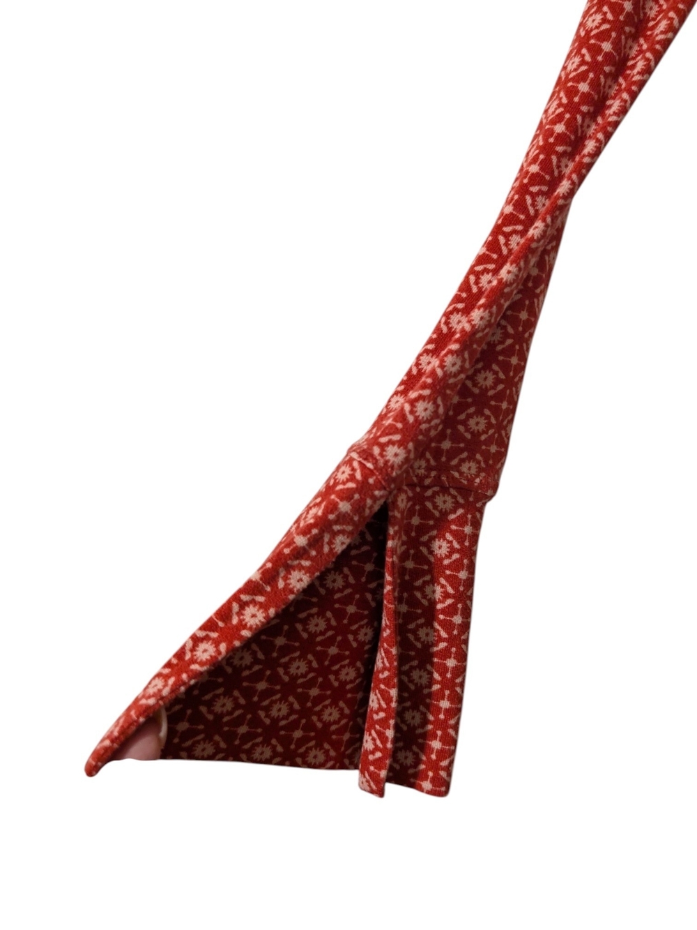 Free People Shayla Mini Dress Red Micro-Print Button Mini Dress - Picture 10 of 13